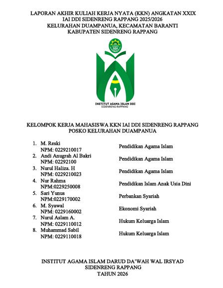LAPORAN KKN DESA DUAMPANUA